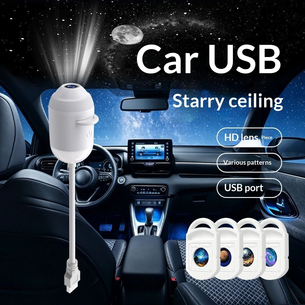 Galaxy Star Projector Lamp – Starry Night Light for Bedroom Ceiling Decor