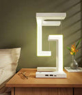 Wireless Charging Floating Desk Lamp – Levitating Bedroom Night Light