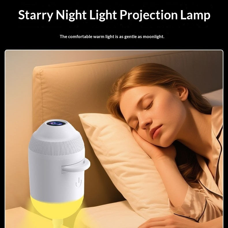 Galaxy Star Projector Lamp – Starry Night Light for Bedroom Ceiling Decor