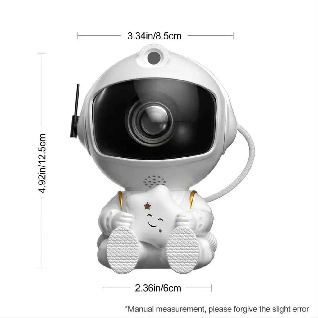 Astronaut Star Projector Night Light – Aesthetic Bedroom & Gift Decor
