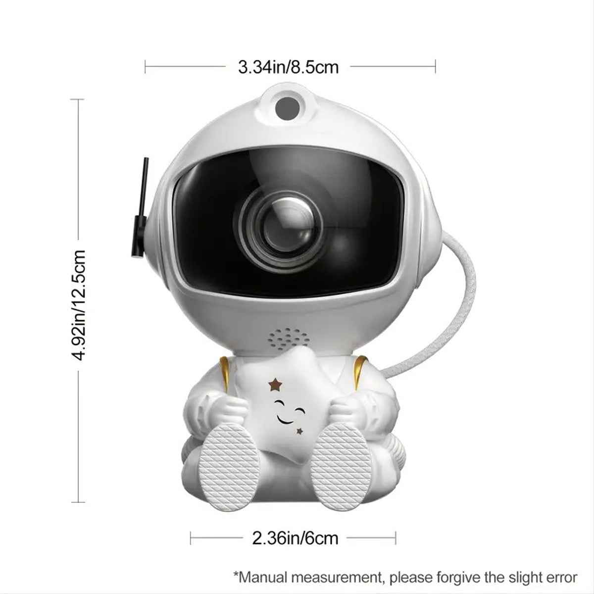 Astronaut Star Projector Night Light – Aesthetic Bedroom & Gift Decor