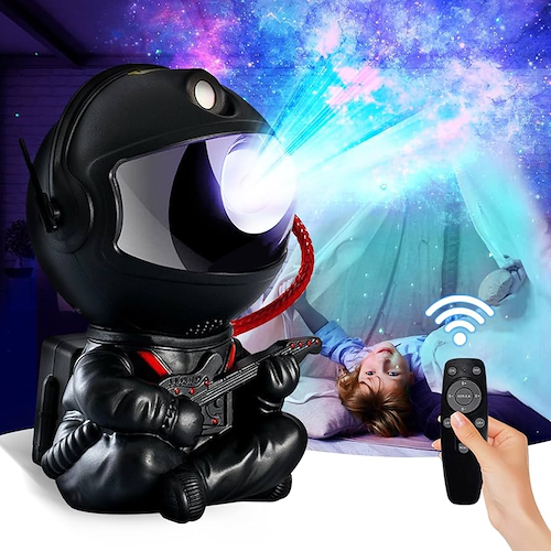 Astronaut Star Projector Night Light – Aesthetic Bedroom & Gift Decor