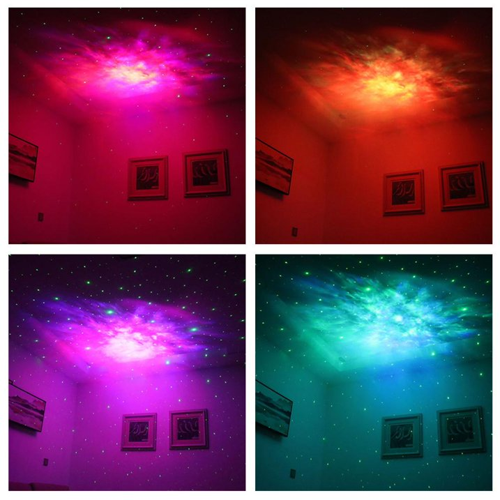 Astronaut Star Projector Night Light – Aesthetic Bedroom & Gift Decor