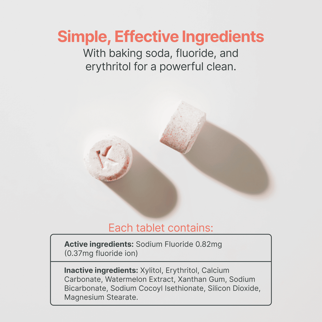Fluoride Watermelon Tablets Refill